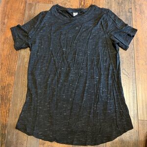Women’s Old Navy black with white short sleeve shirt size small